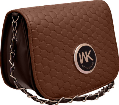 

Tap Fashion Women Evening/Party Brown PU Sling Bag