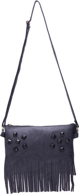 

Bee Fashionable Women Casual Grey PU Sling Bag
