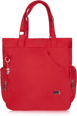 Jinu Women Casual Red Nylon Hand-held Bag