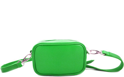 Sophia Visconti Girls Casual Green Genuine Leather Sling Bag