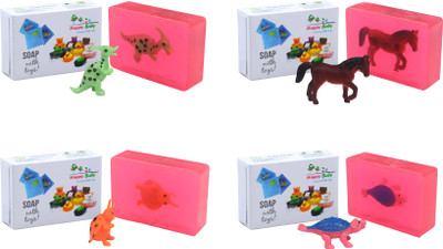 

Happy Baby Luxurious Kids Soap With Toy Pink (Pack Of 4)(400 g, Pack of 4)