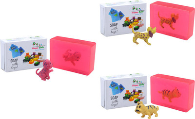 

Happy Baby Luxurious Kids Soap With Toy Pink (Pack Of 3)(300 g, Pack of 3)