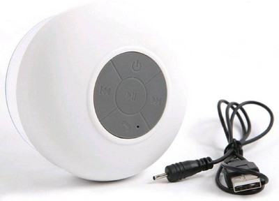 

Sportzee Shower/Waterproof Speaker 10 W Portable Bluetooth Speaker(White, 2.1 Channel)