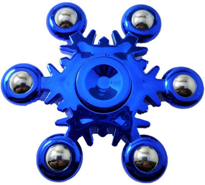 

RG TRADERS METAL FIDGET SPINNER TOY STRESS RELIEVER(Blue)