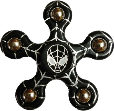

Smart Fidget Spiderman Venom Hand Spinner Fidget Stress Reducer Anti Anxiety for Children / Adults(Black)