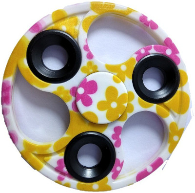 

RG TRADERS METAL FIDGET SPINNER TOY STRESS RELIEVER(Yellow)