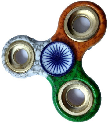 

RG TRADERS METAL FIDGET SPINNER TOY STRESS RELIEVER(Green, Orange, White)
