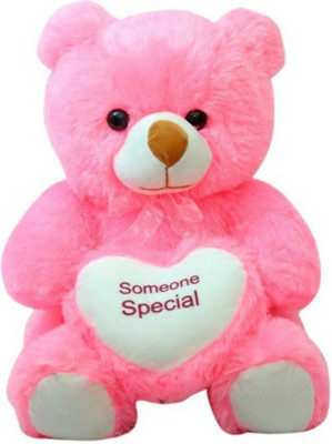 Kidz Zone Someone Special Stuff Cute Teddy Bear - 25 cm(Pink) available at flipkart for Rs.325
