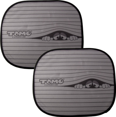 

Autofy Side Window Sun Shade For Universal For Car Universal For Car(Grey, Black)