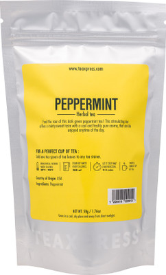 

TEAXPRESS PEPPERMINT - 50g Herbal Tea Pouch(50 g)