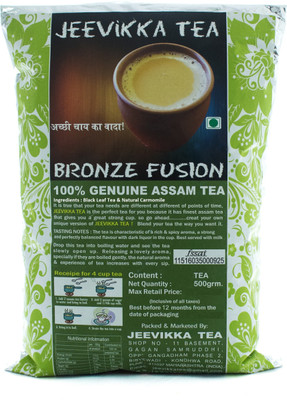 

Jeevika Tea Bronze Fusion 100% Genuine Assam Unflavoured Black Tea(500 g, Tetrapack)