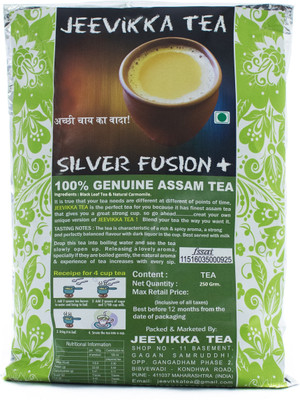

Jeevika Tea SilverFusion + 100% Genuine Assam Unflavoured Black Tea(250 g, Tetrapack)