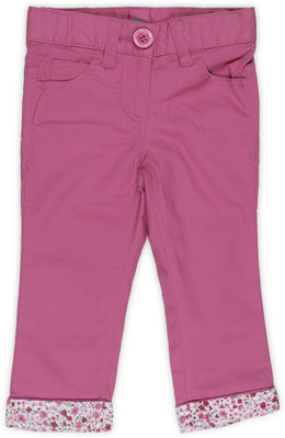

United Colors of Benetton Regular Fit Girls Pink Trousers, K20