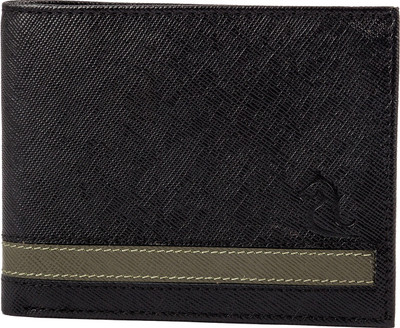 

Kara Men Black Genuine Leather Wallet(6 Card Slots)