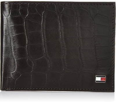 

Tommy Hilfiger Men Brown Genuine Leather Wallet(12 Card Slots)
