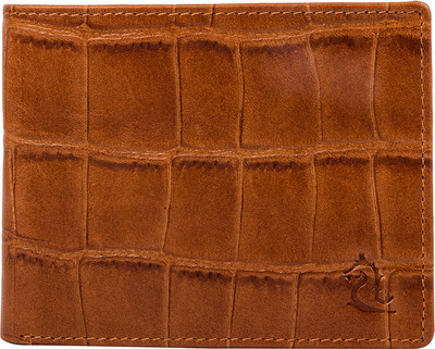 

Kara Men Brown Genuine Leather Wallet(6 Card Slots)