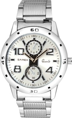 SAMEX CHRONOGRAPH STYTLISH LATEST BIG DIAL METAL WATCH BRANDED FAST SELLING BEST MENS WATCHES DEALS IN BIG BILLION SALE DAYS Watch  - For Men   Watches  (SAMEX)