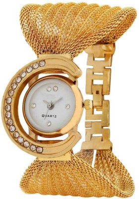 Ethnic and Style Golden Metal Strap Women Watch Watch  - For Women   Watches  (Ethnic and Style)