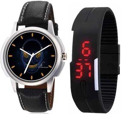 Jack Klein Combo of Ghost Edition Watch And Black Digital led Watch  - For Men   Watches  (Jack Klein)