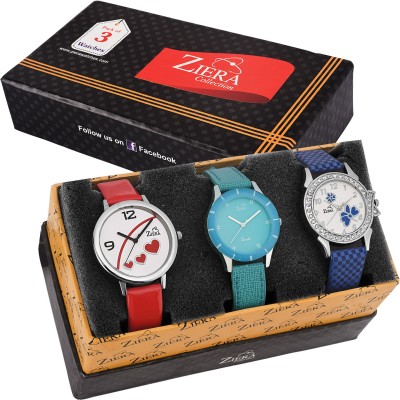 Ziera ZR8039/49/53 Combo of 3 stylish Exclusive Watch  - For Girls   Watches  (Ziera)