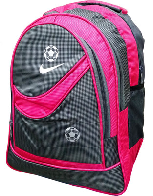 

Pride Star Foottball 25 L Laptop Backpack(Pink, Grey)