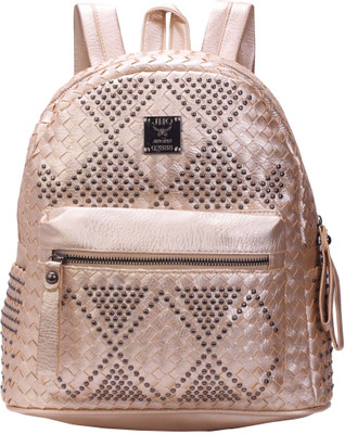 

Bee Fashionable Back pack for Women Waterproof Backpack(Beige, 10 inch)