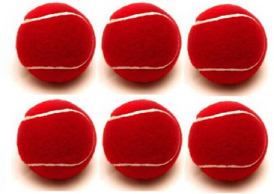 

Flash Heavy cricket Tennis Ball(Pack of 6, Red)