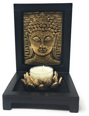 

Scrafts Polyresin 1 - Cup Tealight Holder Set(Gold, Pack of 1)
