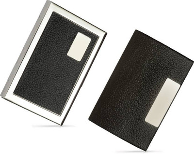 

Sadarbazaarsales.Com | Combo of 2 | Steel Plain Metal Waterproof ATM And 1 Steel Card Holder And 1 White Case Steel ATM Card Holder 6 Card Holder(Set of 2, Multicolor)