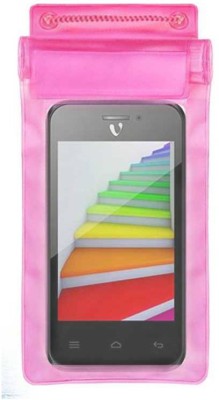 ACM Pouch for Videocon Infinium Zest Flame(Pink, Waterproof, Silicon, Pack of: 1)