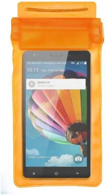 ACM Pouch for Videocon Z52 Thunder Plus(Orange, Waterproof, Silicon, Pack of: 1)
