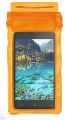 ACM Pouch for Micromax Canvas Fun A74(Orange, Waterproof, Silicon, Pack of: 1)