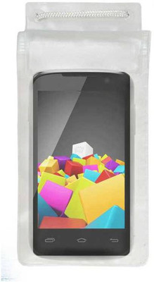 ACM Pouch for Micromax Canvas Fun A63(Transparent, Waterproof, Silicon)