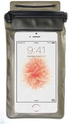 ACM Pouch for Apple iPhone SE(Black, Waterproof, Silicon, Pack of: 1)