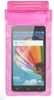 ACM Pouch for Videocon Z52 Thunder Plus(Pink, Waterproof, Silicon, Pack of: 1)