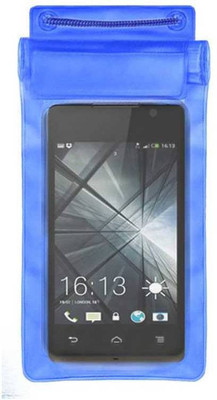 ACM Pouch for Lava Iris 349Plus(Blue, Waterproof, Silicon)