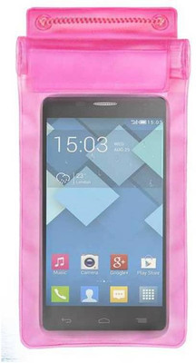 ACM Pouch for Alcatel Onetouch Idol Mini 6012D(Pink, Waterproof, Silicon, Pack of: 1)