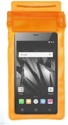 ACM Pouch for Micromax Canvas 5 Lite Special Edition(Orange, Waterproof, Silicon, Pack of: 1)