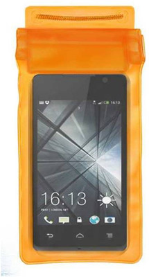 ACM Pouch for Lava Iris 349Plus(Orange, Waterproof, Silicon)