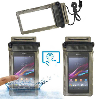 ACM Pouch for Sony Xperia Z1 Compact(Black, Waterproof, Silicon, Pack of: 1)
