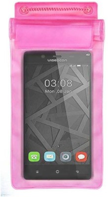 ACM Pouch for Videocon Krypton V50FG(Pink, Waterproof, Silicon, Pack of: 1)