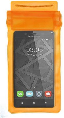 ACM Pouch for Videocon Krypton V50FG(Orange, Waterproof, Silicon, Pack of: 1)