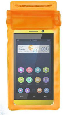 ACM Pouch for Celkon Ar-40(Orange, Waterproof, Silicon, Pack of: 1)