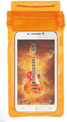 ACM Pouch for Celkon Ar-50(Orange, Waterproof, Silicon, Pack of: 1)