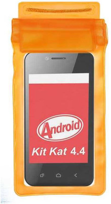 ACM Pouch for Celkon A333(Orange, Waterproof, Silicon, Pack of: 1)