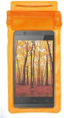 ACM Pouch for Intex Cloud 3G Gem(Orange, Waterproof, Silicon, Pack of: 1)