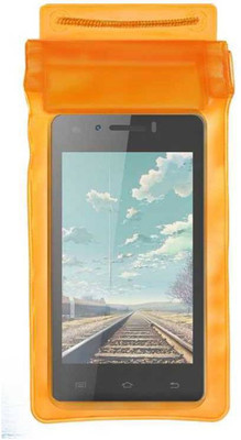 ACM Pouch for Intex Aqua Y2 Remote(Orange, Waterproof, Silicon, Pack of: 1)