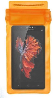 ACM Pouch for Videocon Graphite V45ed(Orange, Waterproof, Silicon, Pack of: 1)