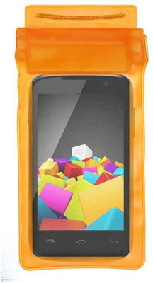 ACM Pouch for Micromax Canvas Fun A63(Orange, Waterproof, Silicon, Pack of: 1)