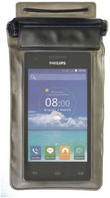 ACM Pouch for Philips S309(Black, Waterproof, Silicon, Pack of: 1)